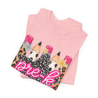 Pre-K Star Pencil T-Shirt — Cute Leopard School Teacher Tee