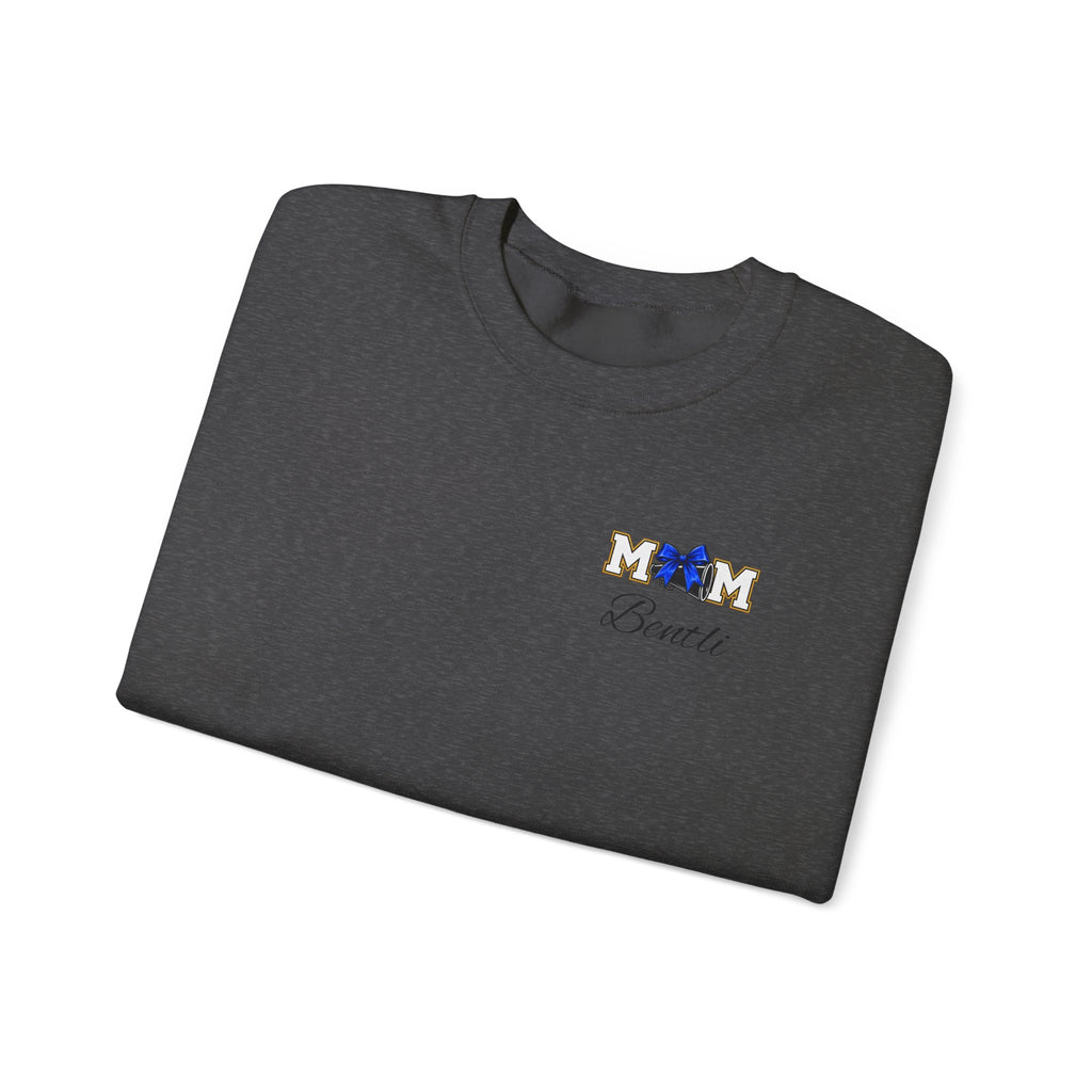 Cheer MOM personalizable name Gildan crewneck sweatshirt