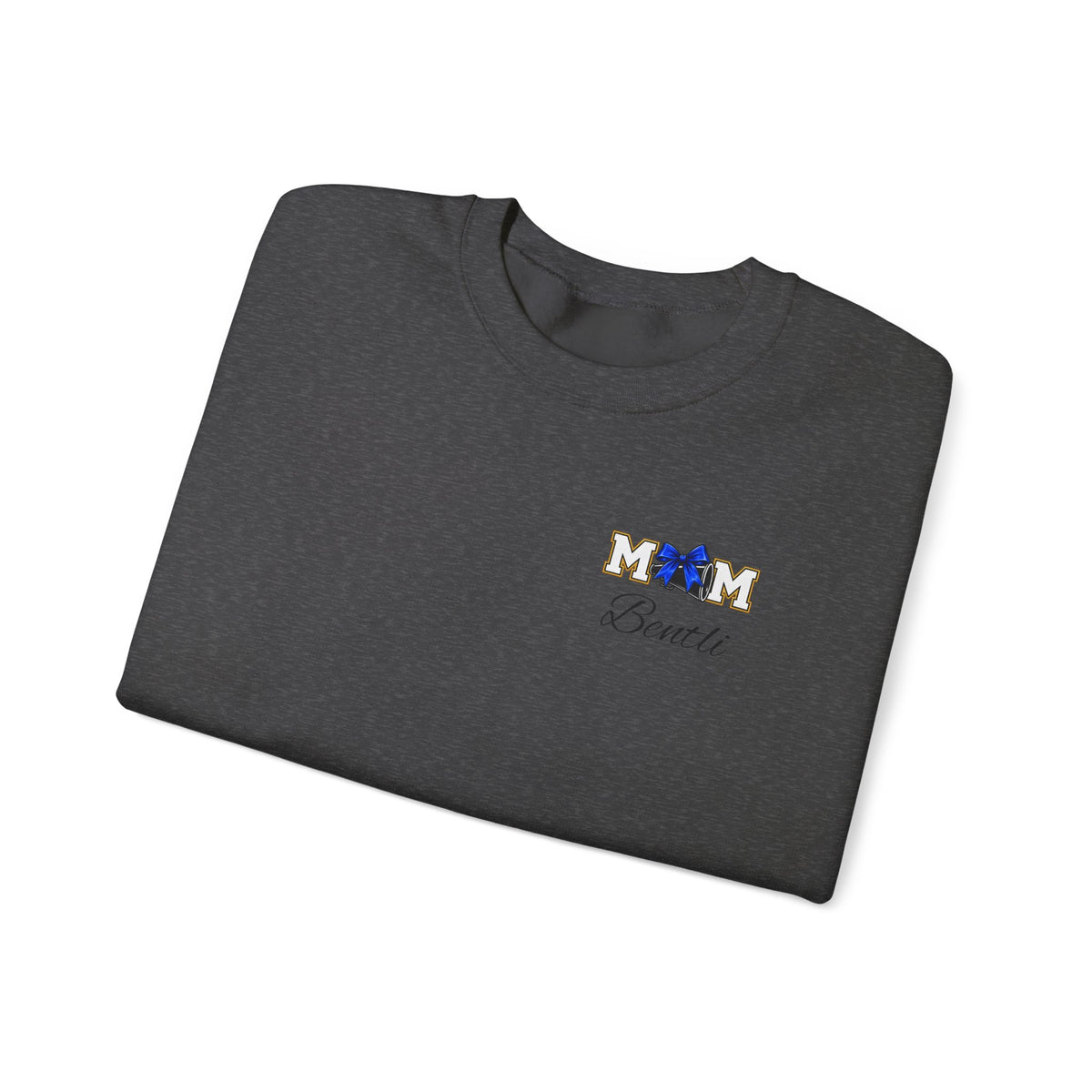 Cheer MOM personalizable name Gildan crewneck sweatshirt