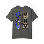 Cheer Mom T-Shirt — Cheerleading Mom Tee with Pom Poms & Megaphone Design