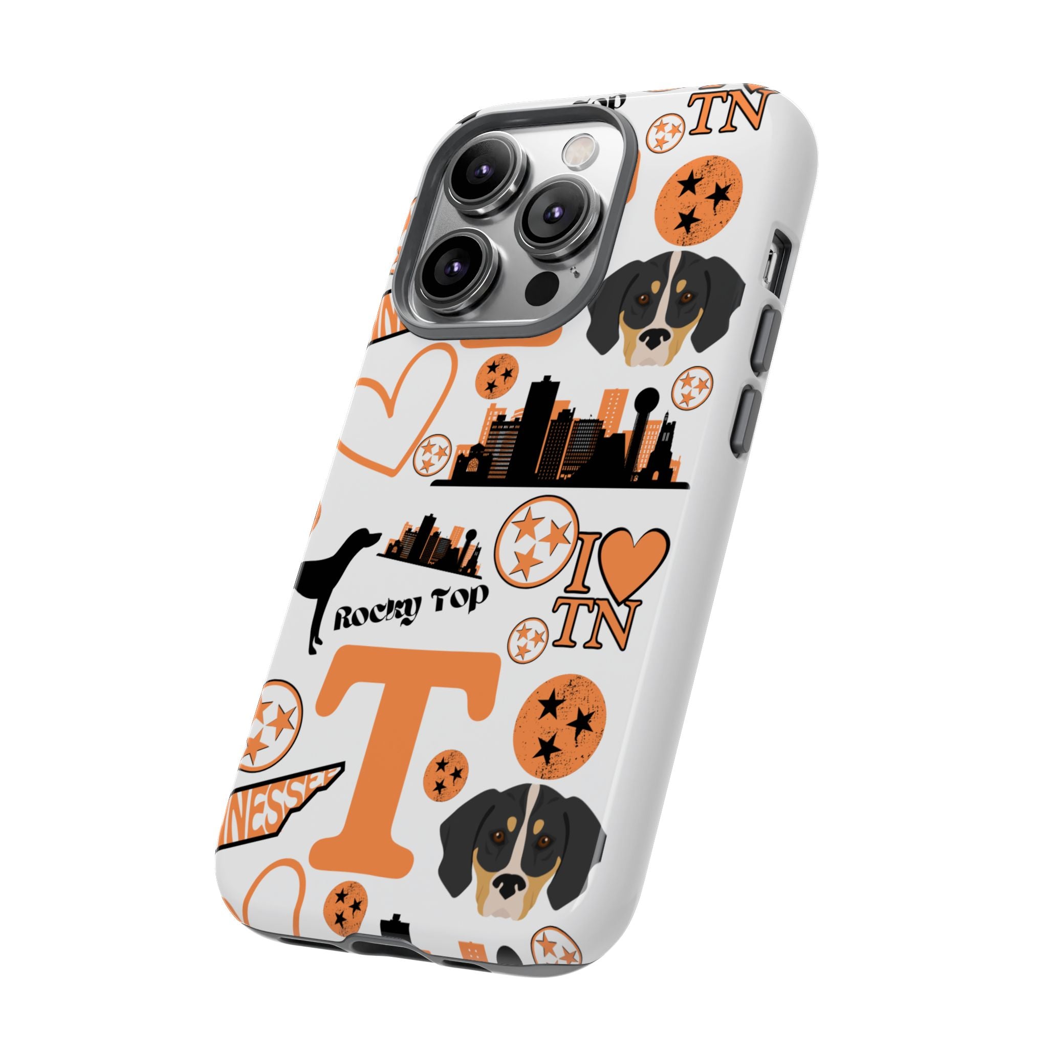 Tennessee Vols pattern Phone Case | Nashville skyline, Volunteers , orange and white