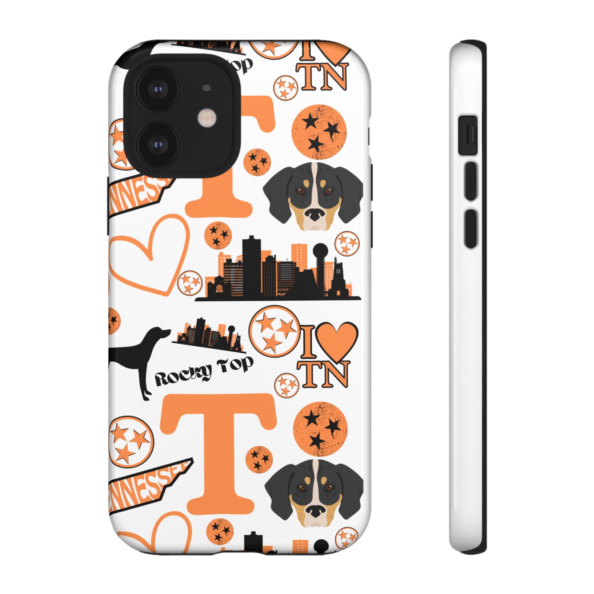 Tennessee Vols pattern Phone Case | Nashville skyline, Volunteers , orange and white
