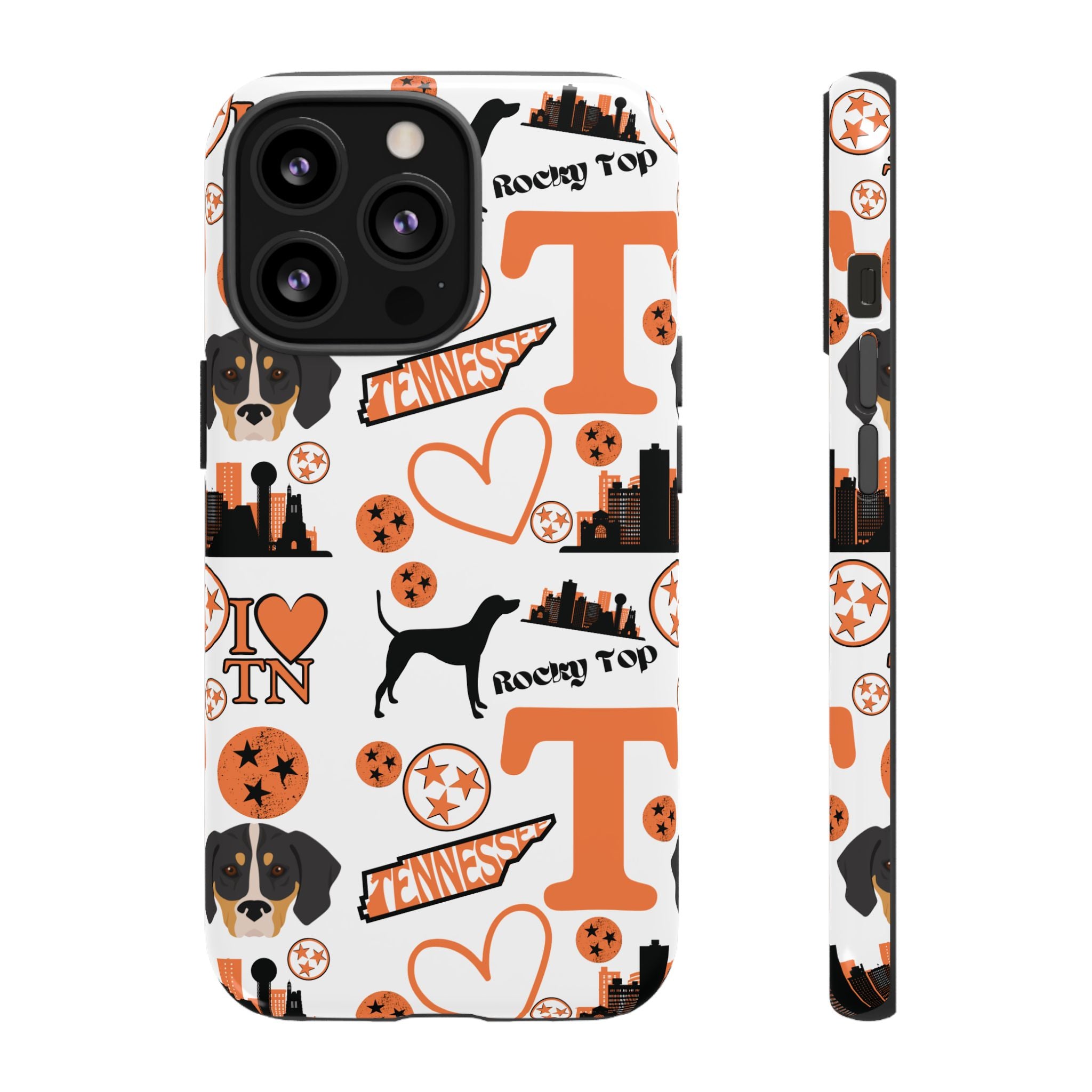 Tennessee Vols pattern Phone Case | Nashville skyline, Volunteers , orange and white