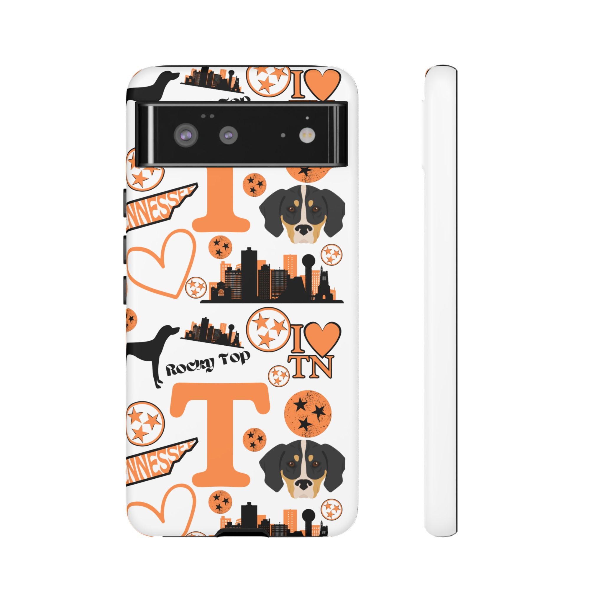 Tennessee Vols pattern Phone Case | Nashville skyline, Volunteers , orange and white