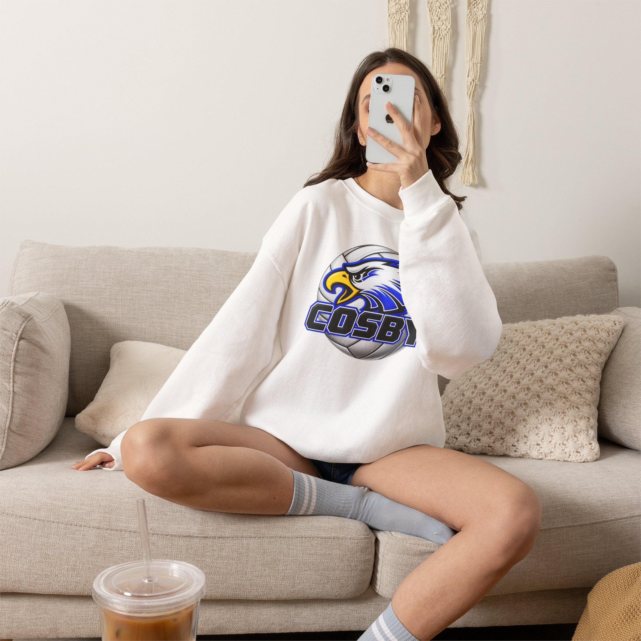 Volleyball Cosby Unisex Heavy Blend™ Crewneck Sweatshirt