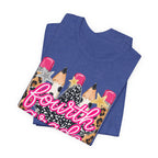 Fourth Grade Pencil Tee — Leopard & Glitter Back-to-School Shirt