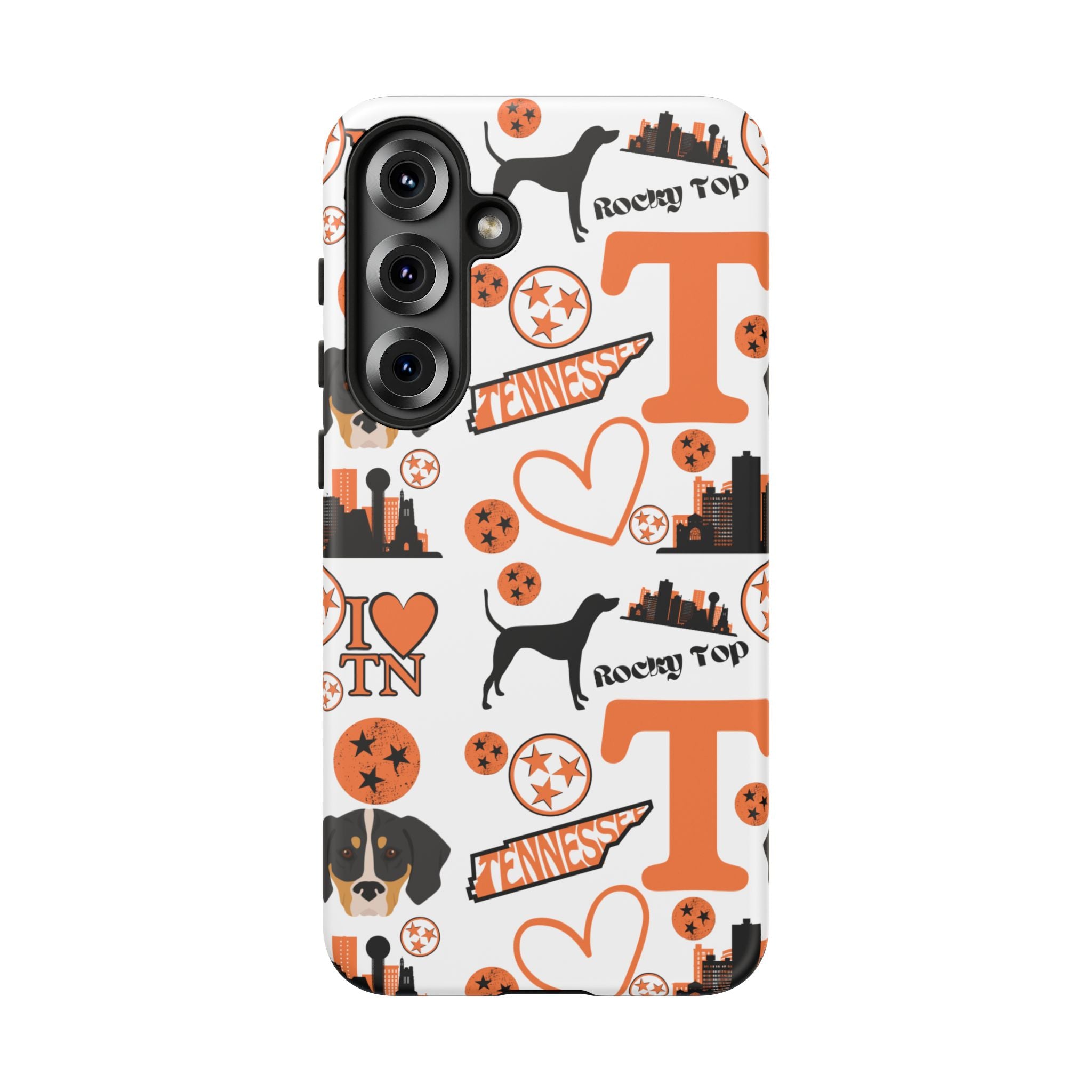 Tennessee Vols pattern Phone Case | Nashville skyline, Volunteers , orange and white