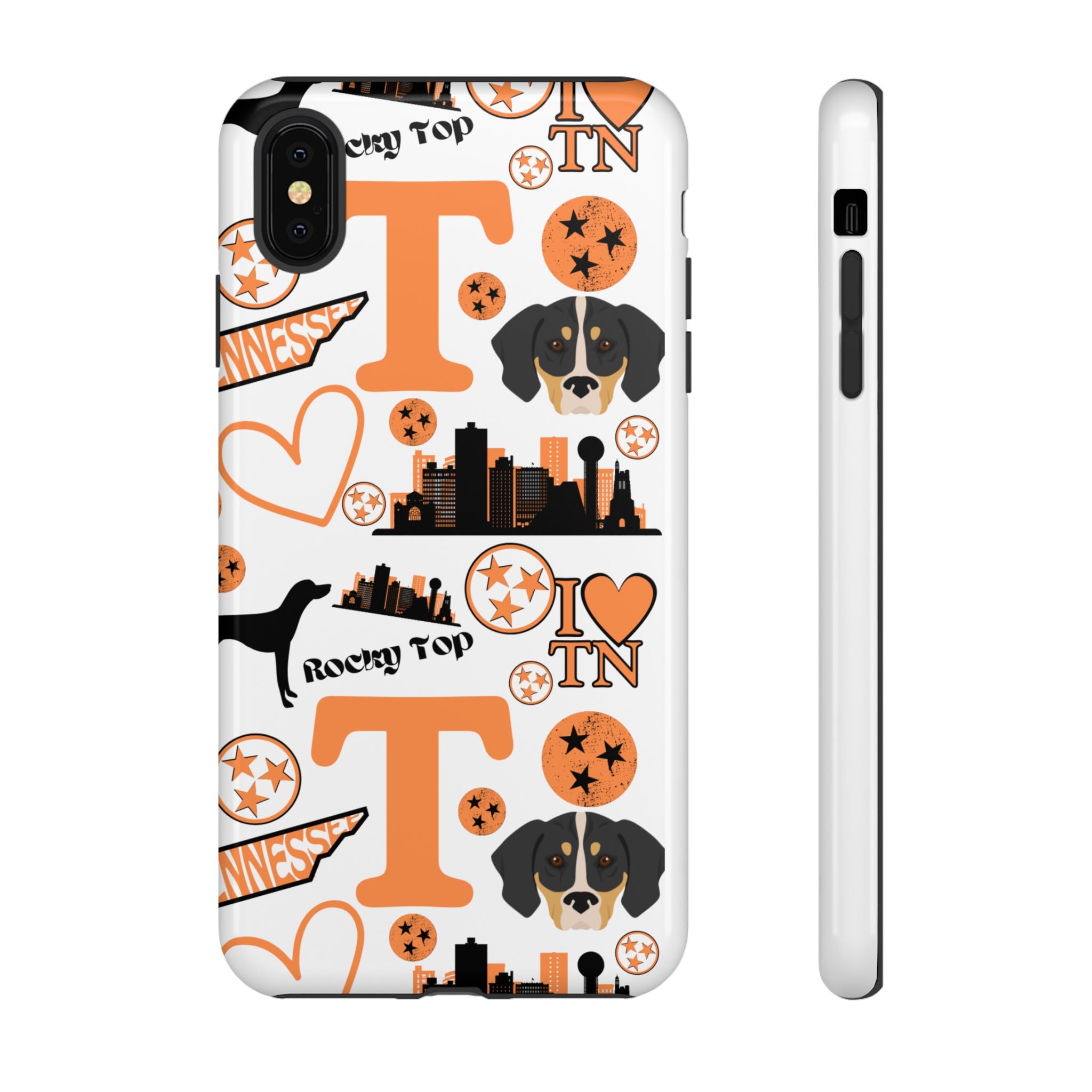 Tennessee Vols pattern Phone Case | Nashville skyline, Volunteers , orange and white