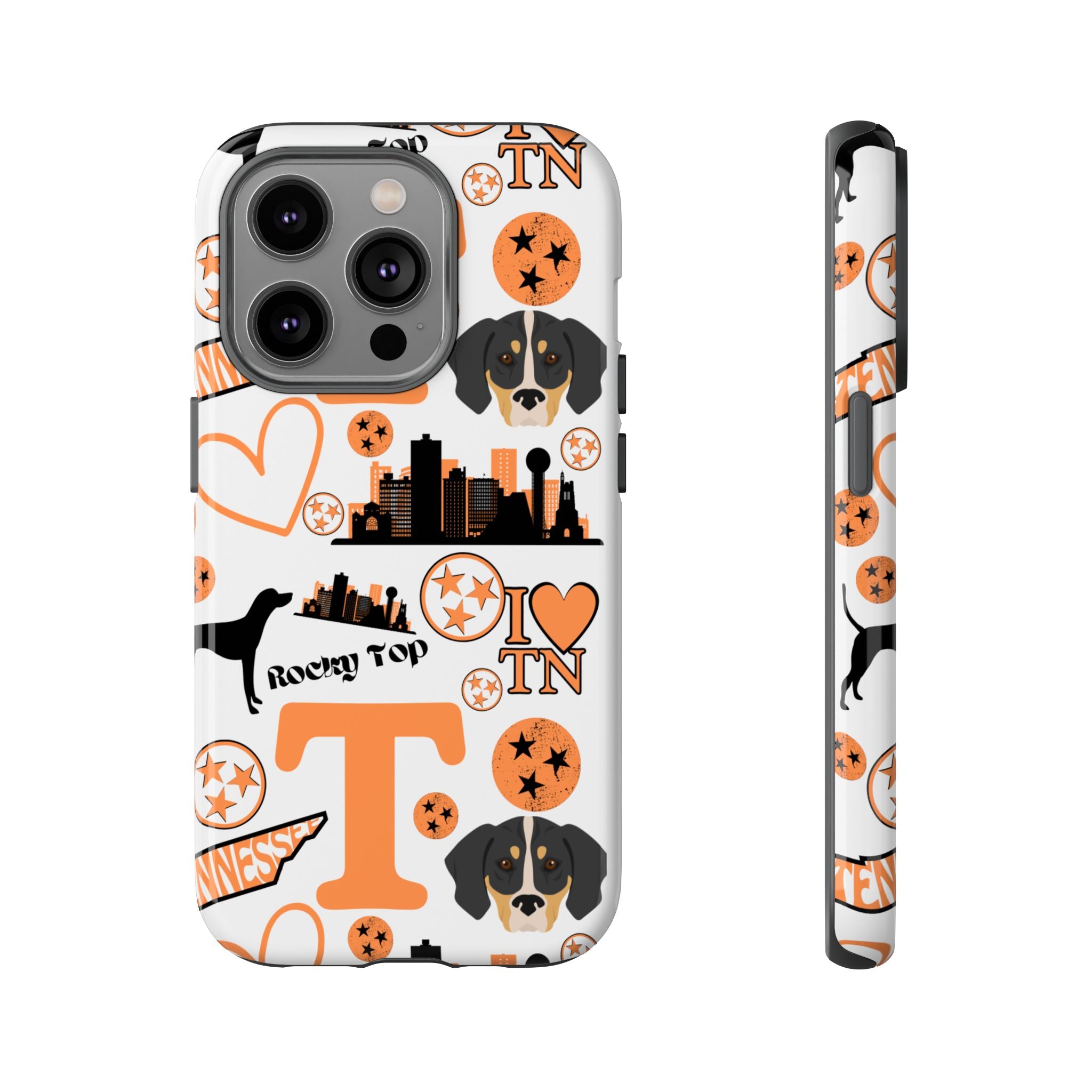 Tennessee Vols pattern Phone Case | Nashville skyline, Volunteers , orange and white