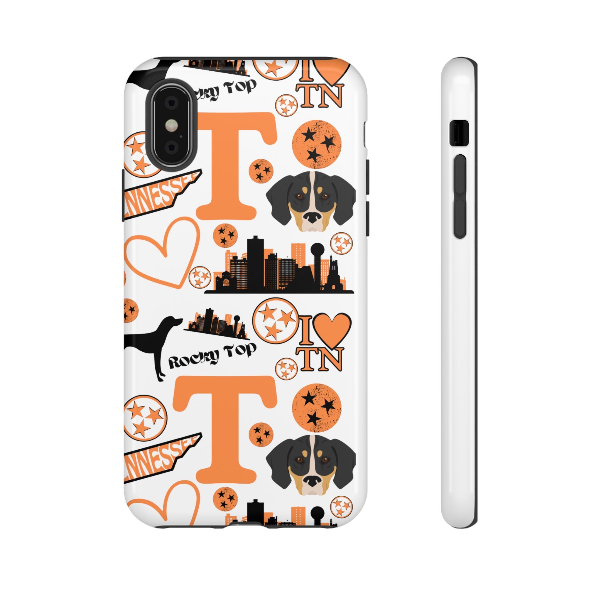 Tennessee Vols pattern Phone Case | Nashville skyline, Volunteers , orange and white
