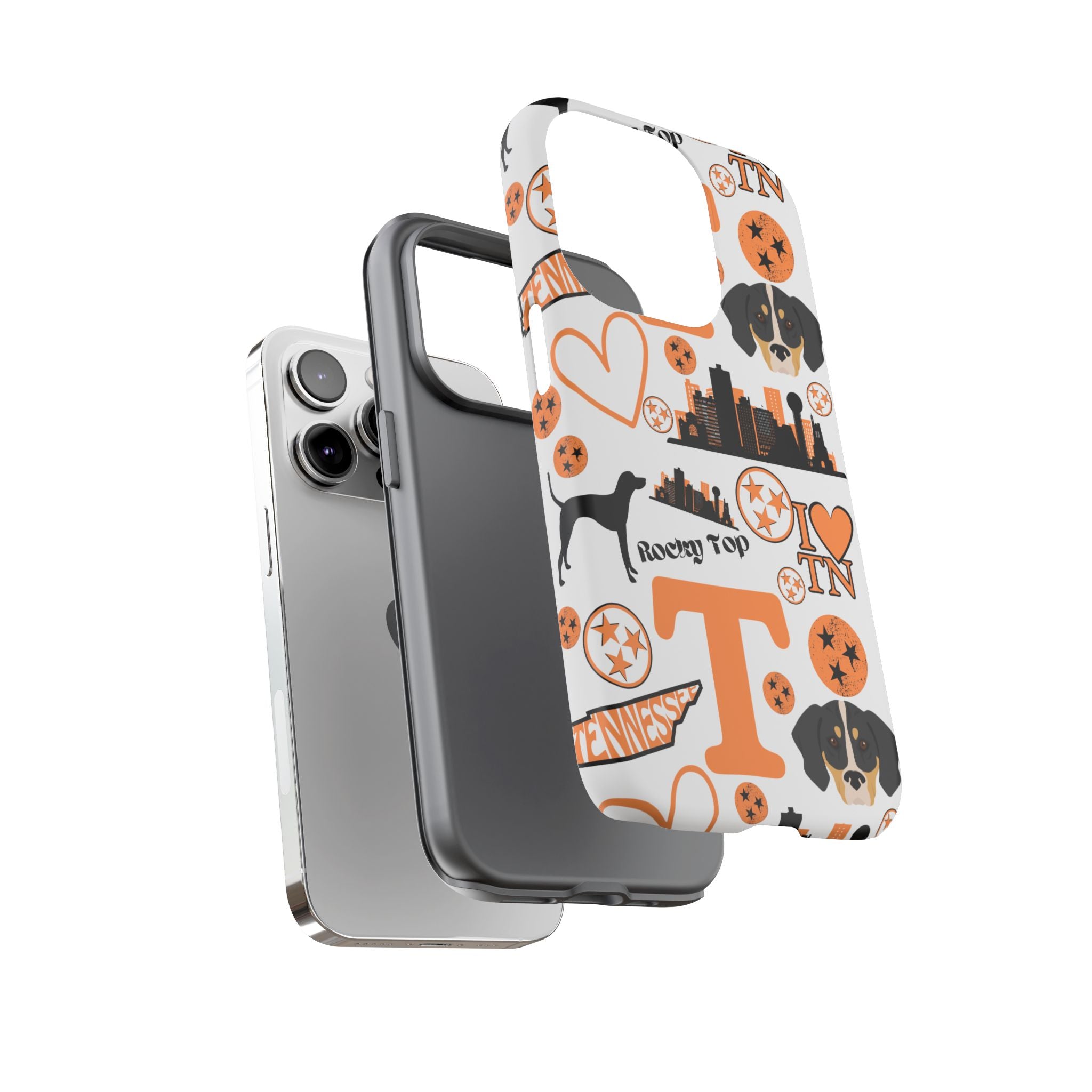 Tennessee Vols pattern Phone Case | Nashville skyline, Volunteers , orange and white