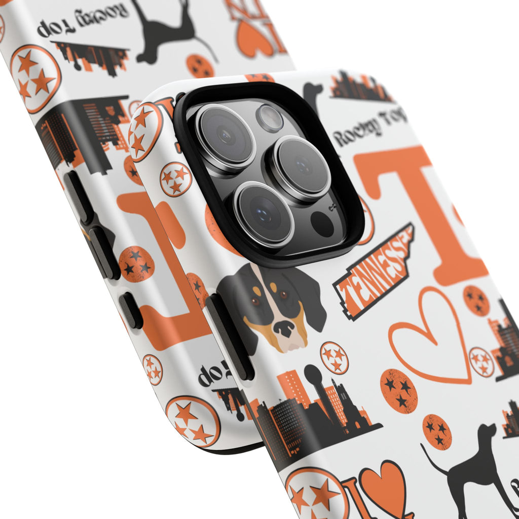 Tennessee Vols pattern Phone Case | Nashville skyline, Volunteers , orange and white