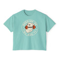 Women's Boxy Tee — Cute 'Working on My Boo-ty Ghost Weightlifting Fitness Shirt