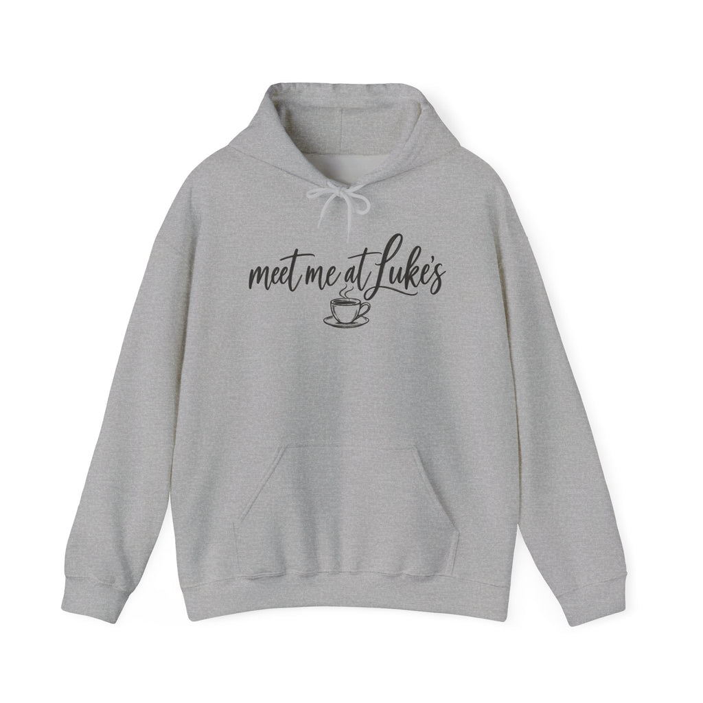 Meet me at Luke's Stars Hollow Gilmore Girls Gildan Unisex Heavy Blend™ Hooded Sweatshirt