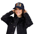 VOLS Foam Trucker Hat — Checker, Leopard & Retro Orange Design