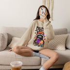 Fall Raccoon Sweatshirt - "Dude I Love Fall" Cozy Autumn GIldan sweatshirt