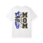 Cheer Mom T-Shirt — Cheerleading Mom Tee with Pom Poms & Megaphone Design