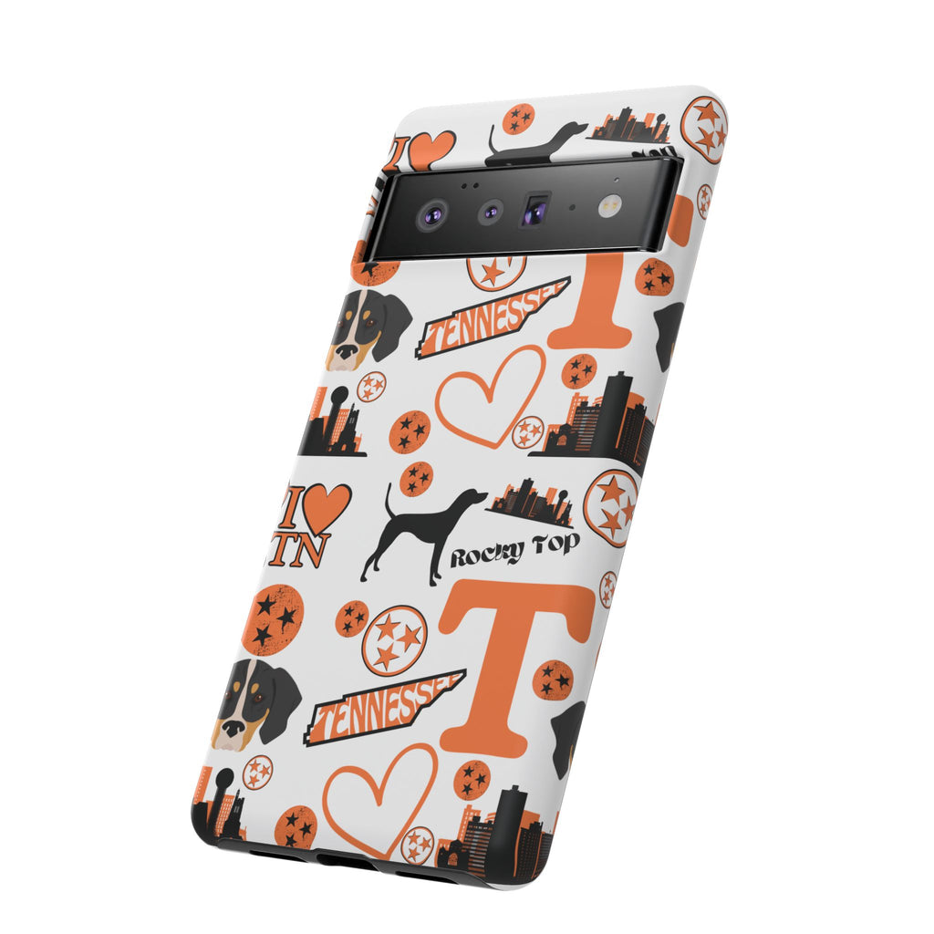 Tennessee Vols pattern Phone Case | Nashville skyline, Volunteers , orange and white