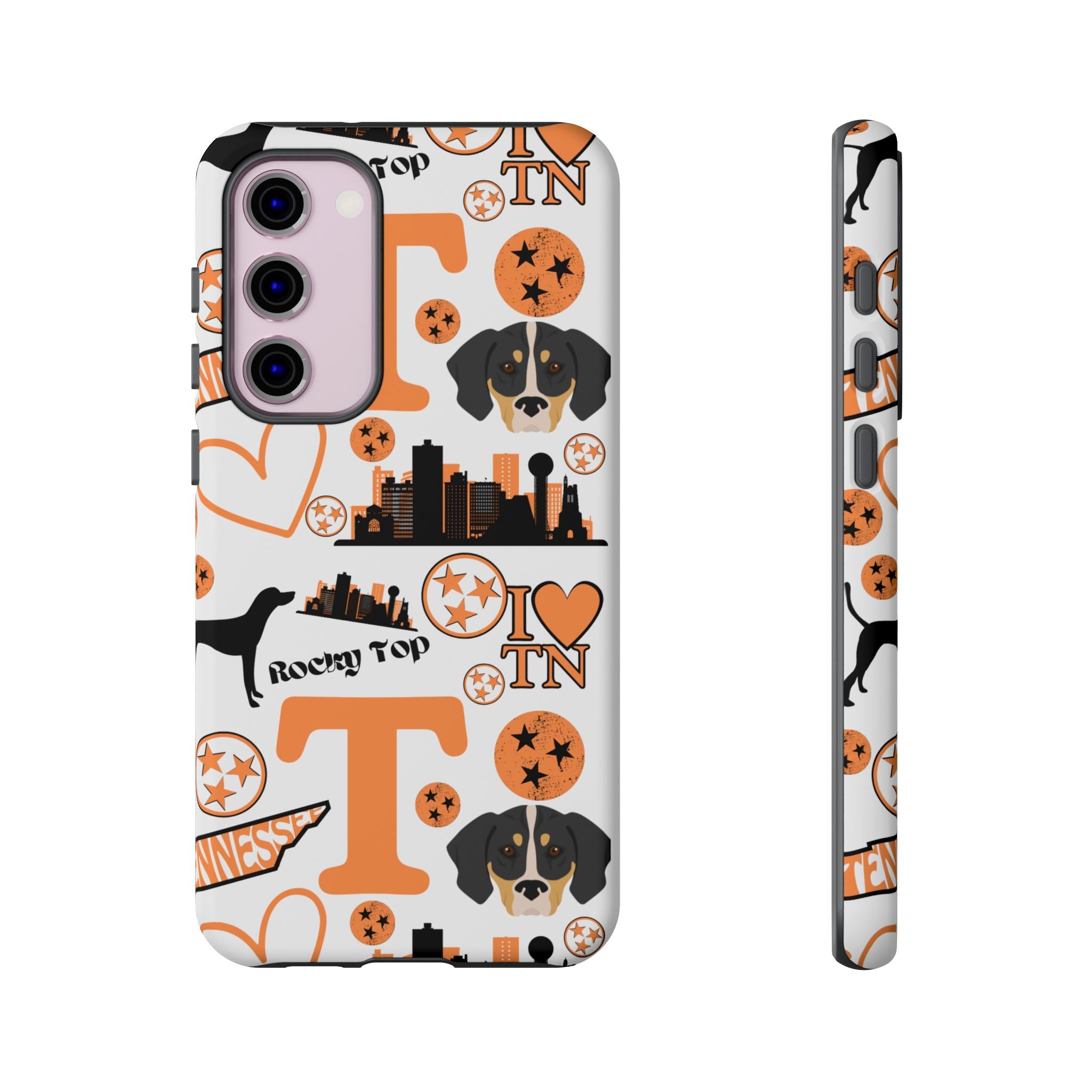 Tennessee Vols pattern Phone Case | Nashville skyline, Volunteers , orange and white
