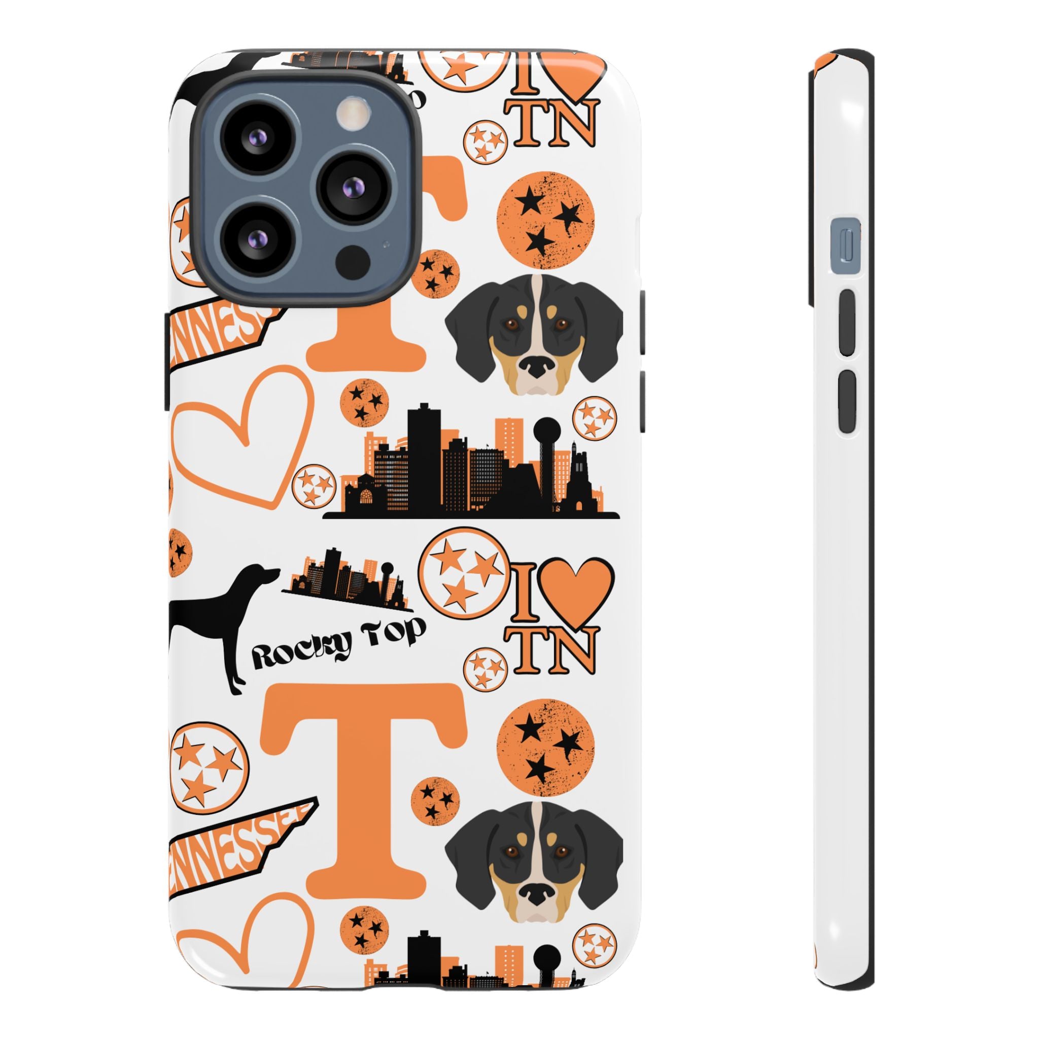 Tennessee Vols pattern Phone Case | Nashville skyline, Volunteers , orange and white