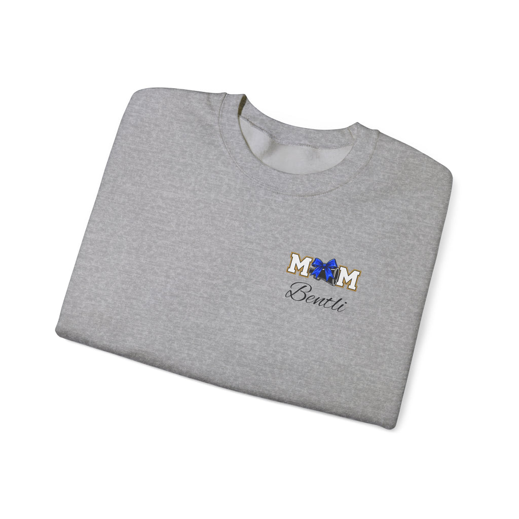 Cheer MOM personalizable name Gildan crewneck sweatshirt