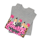 Fourth Grade Pencil Tee — Leopard & Glitter Back-to-School Shirt