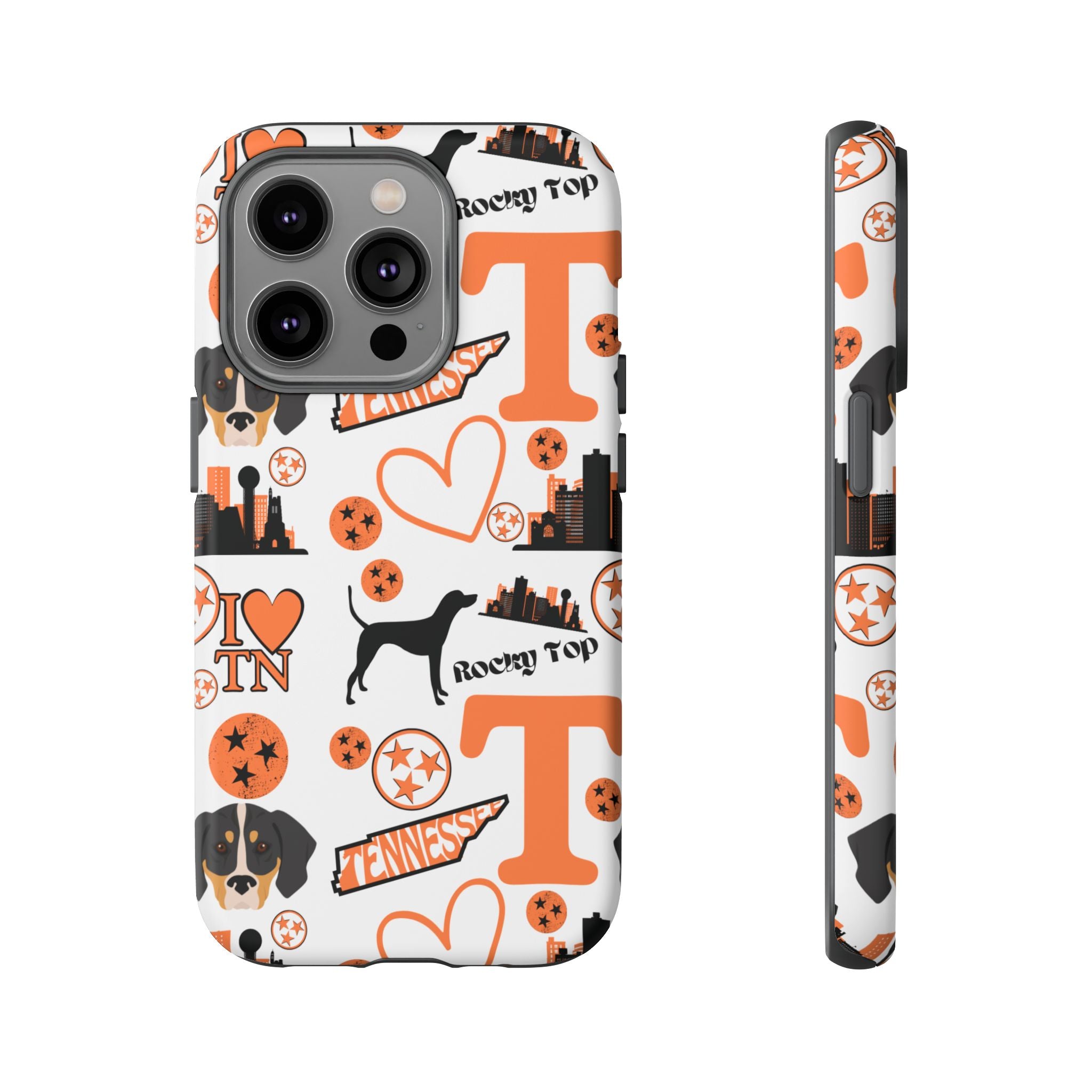Tennessee Vols pattern Phone Case | Nashville skyline, Volunteers , orange and white