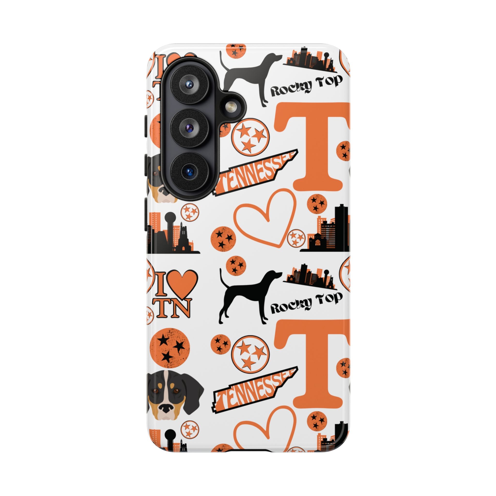 Tennessee Vols pattern Phone Case | Nashville skyline, Volunteers , orange and white