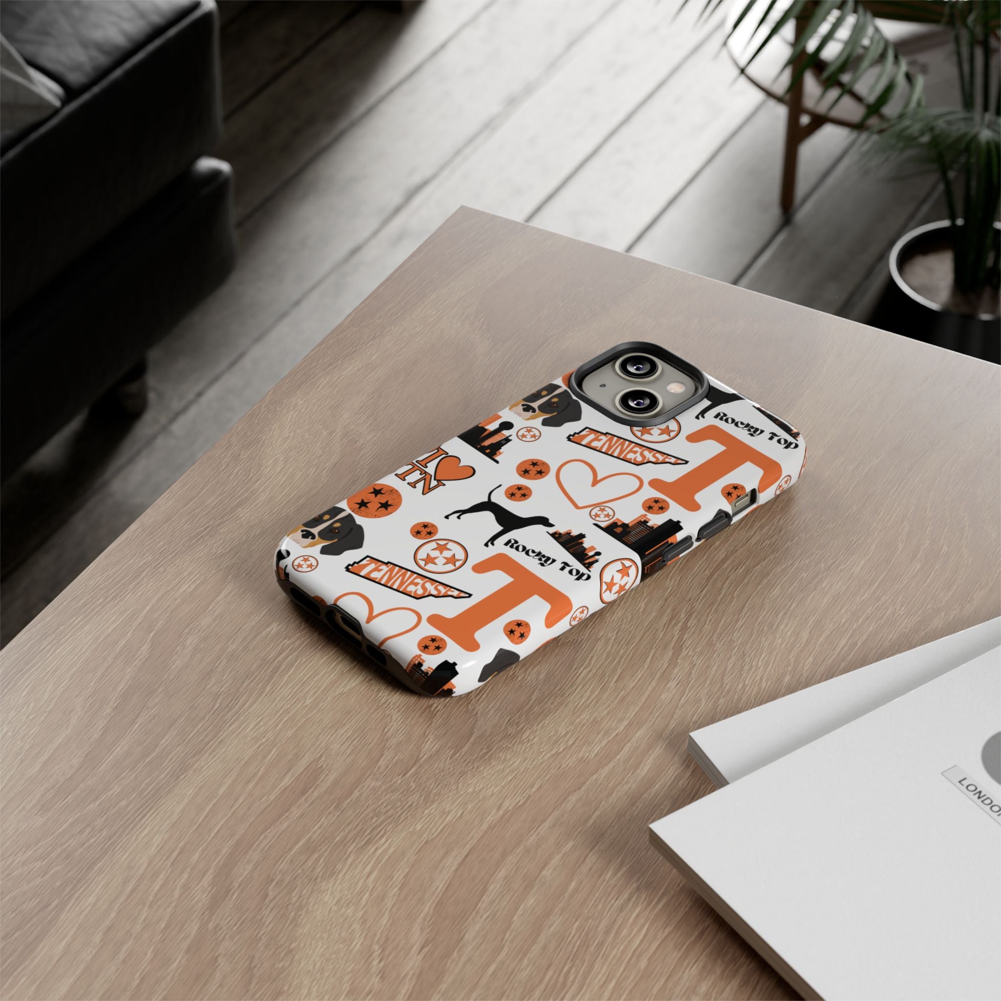 Tennessee Vols pattern Phone Case | Nashville skyline, Volunteers , orange and white