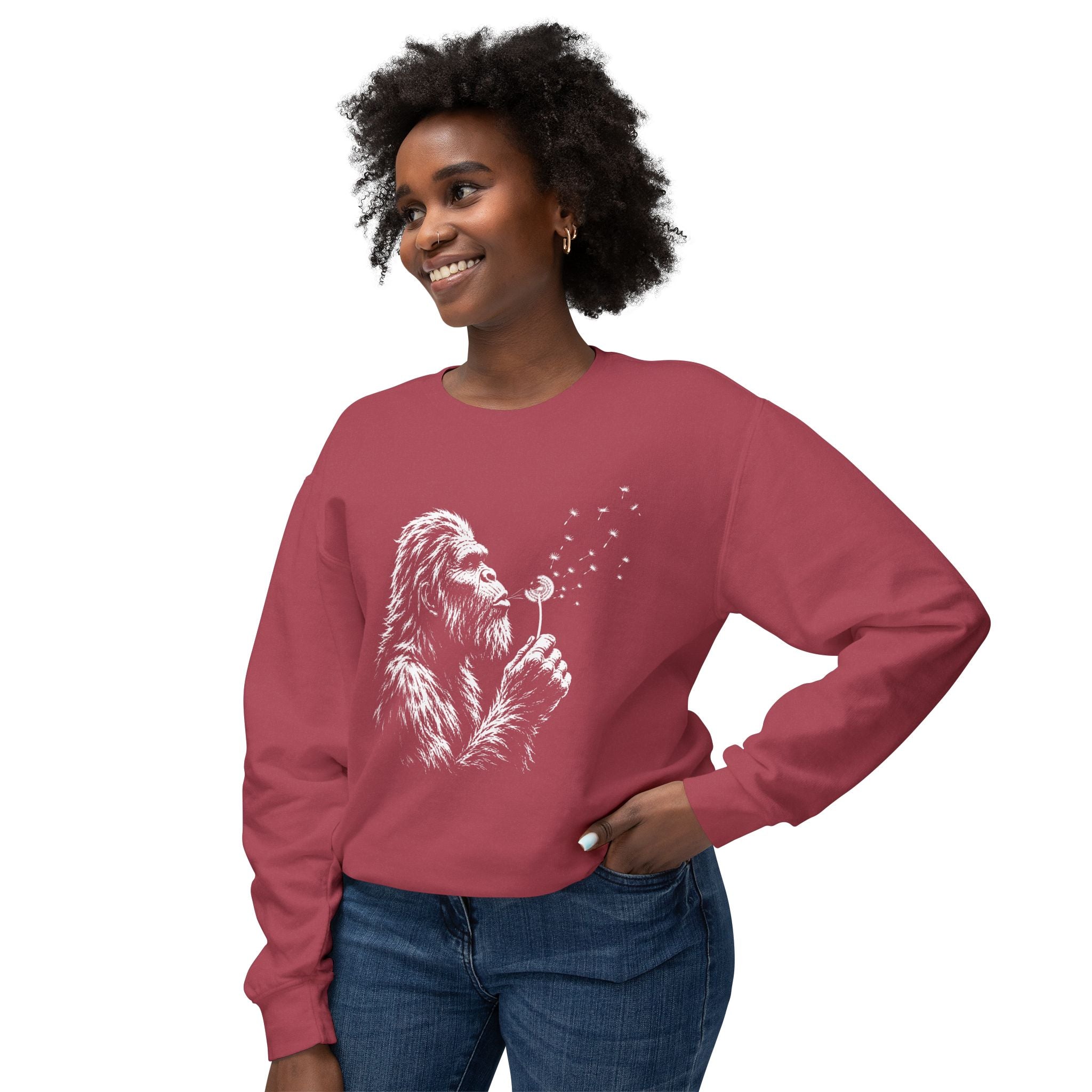 Bigfoot Dandelion Comfort Colors Sweatshirt