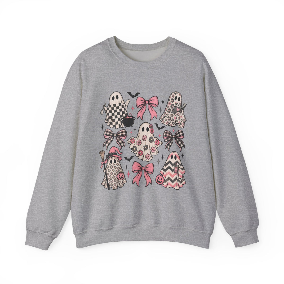 Ghost and bows Gildan Adult sweatshirt
