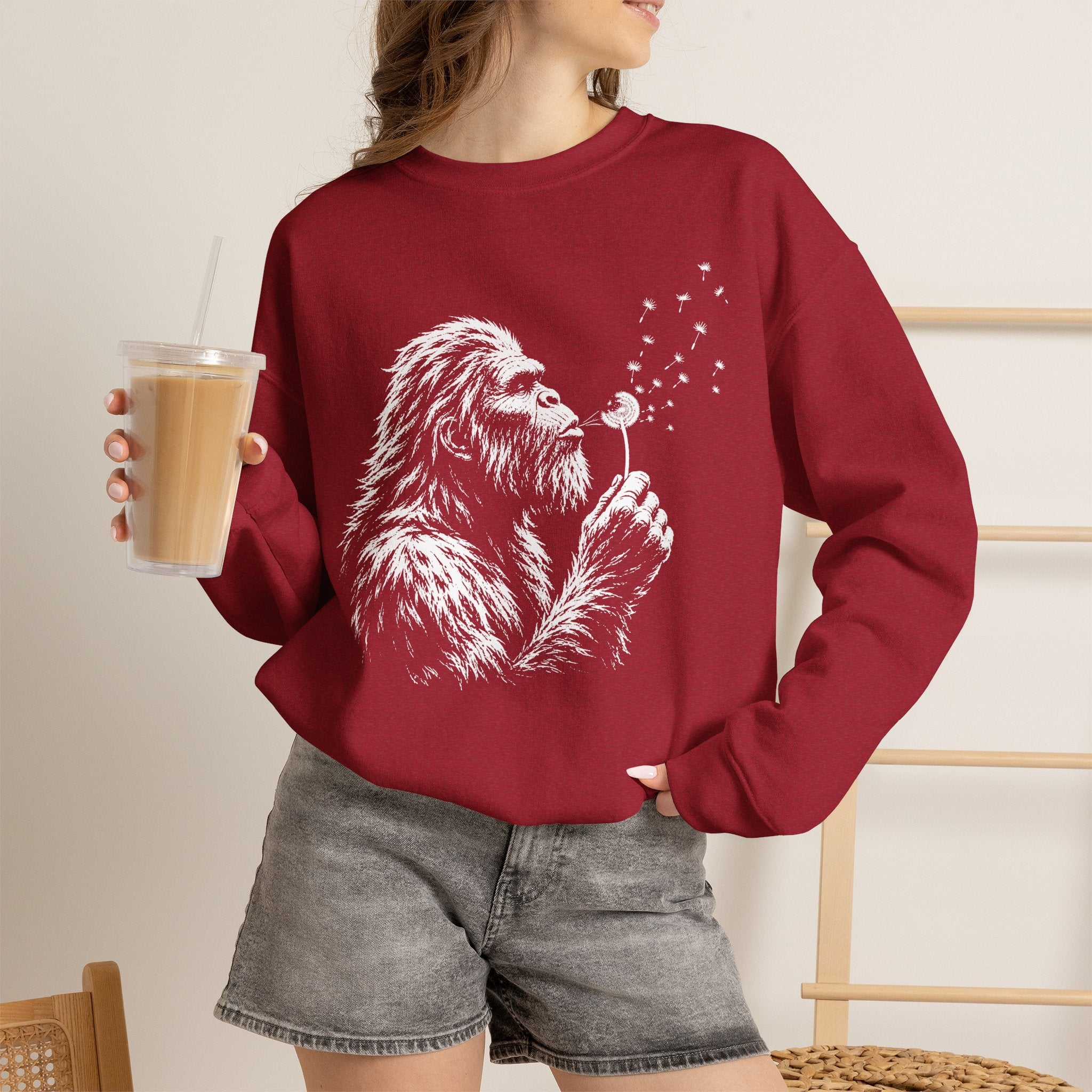 Bigfoot Dandelion Gildan Sweatshirt