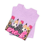Pre-K Star Pencil T-Shirt — Cute Leopard School Teacher Tee