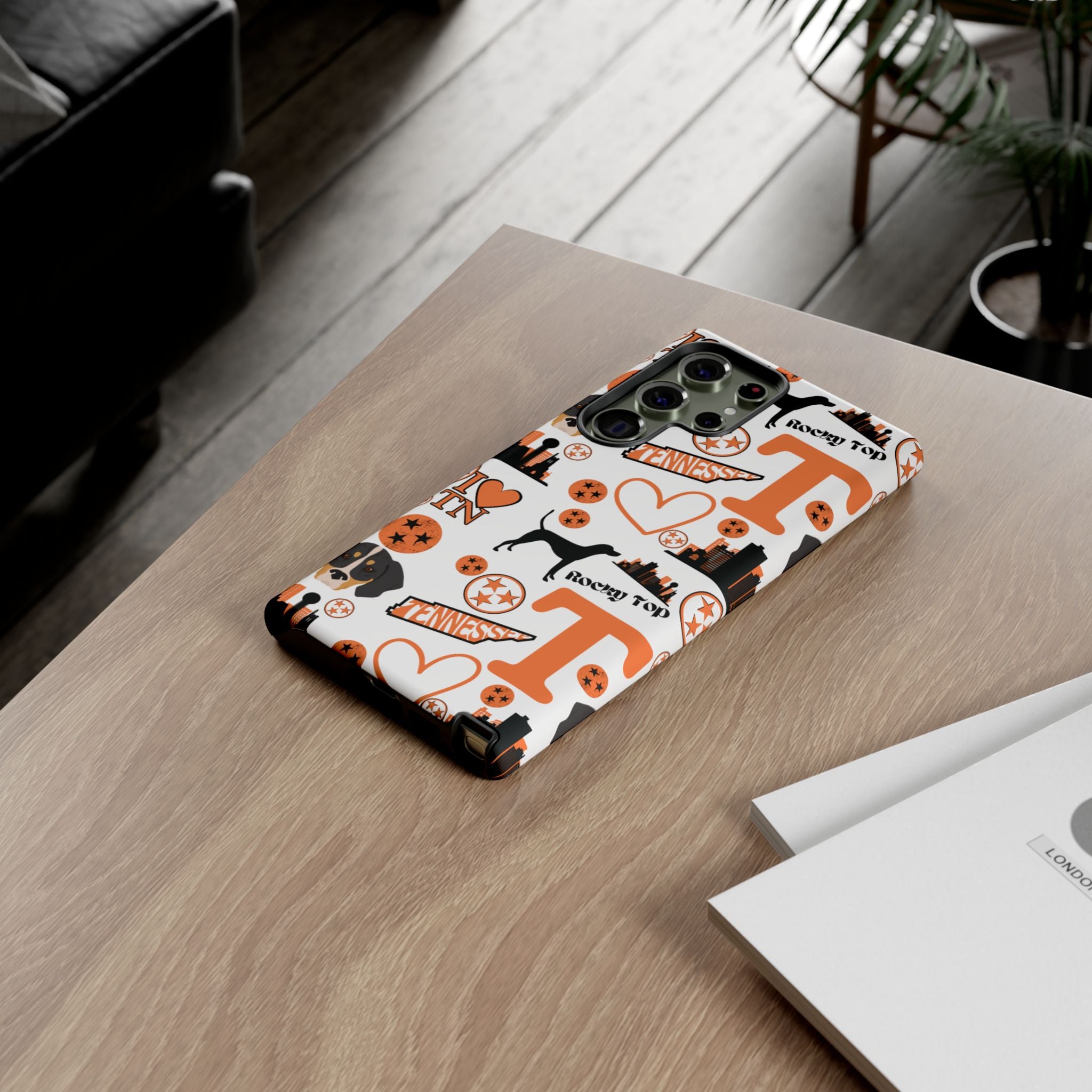 Tennessee Vols pattern Phone Case | Nashville skyline, Volunteers , orange and white