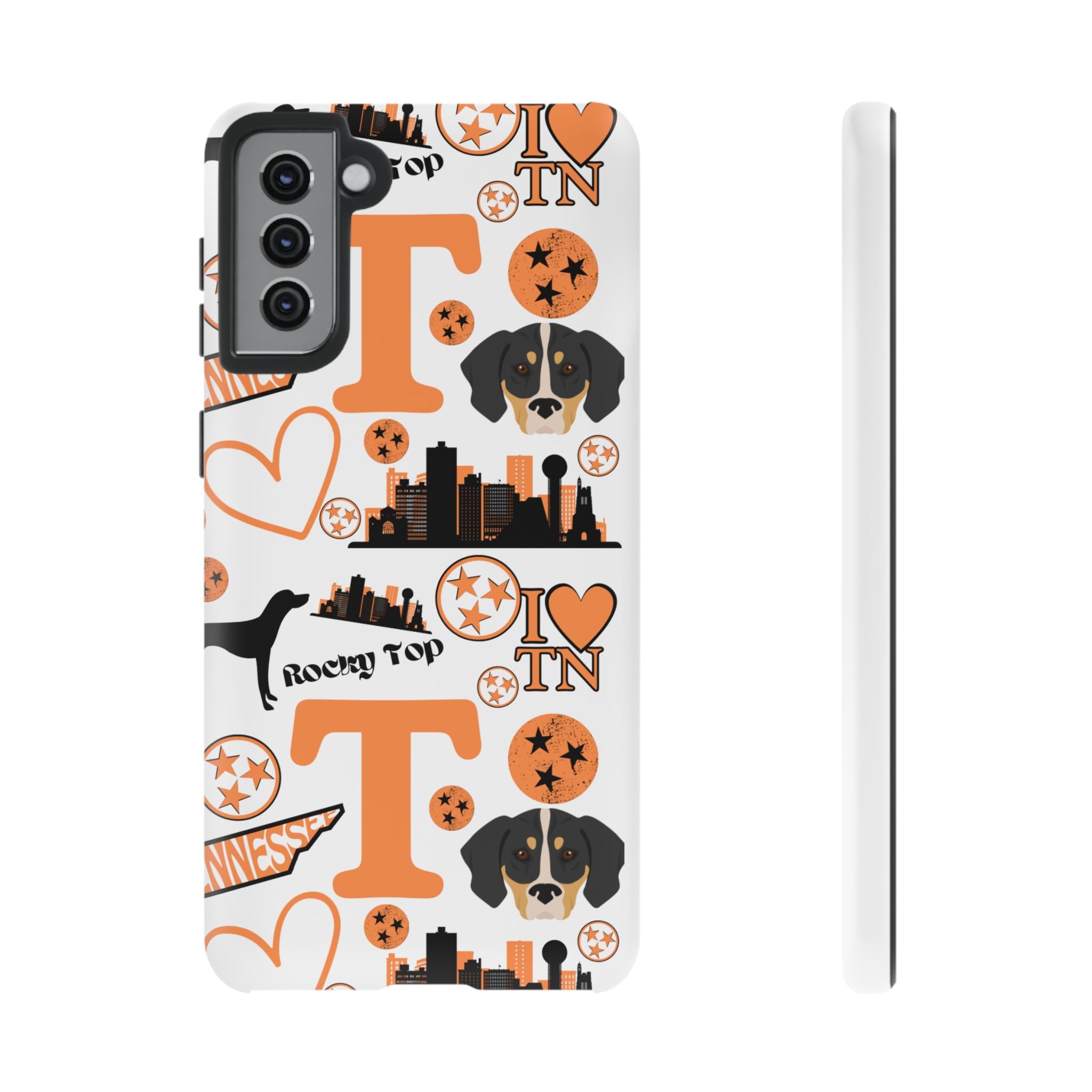 Tennessee Vols pattern Phone Case | Nashville skyline, Volunteers , orange and white