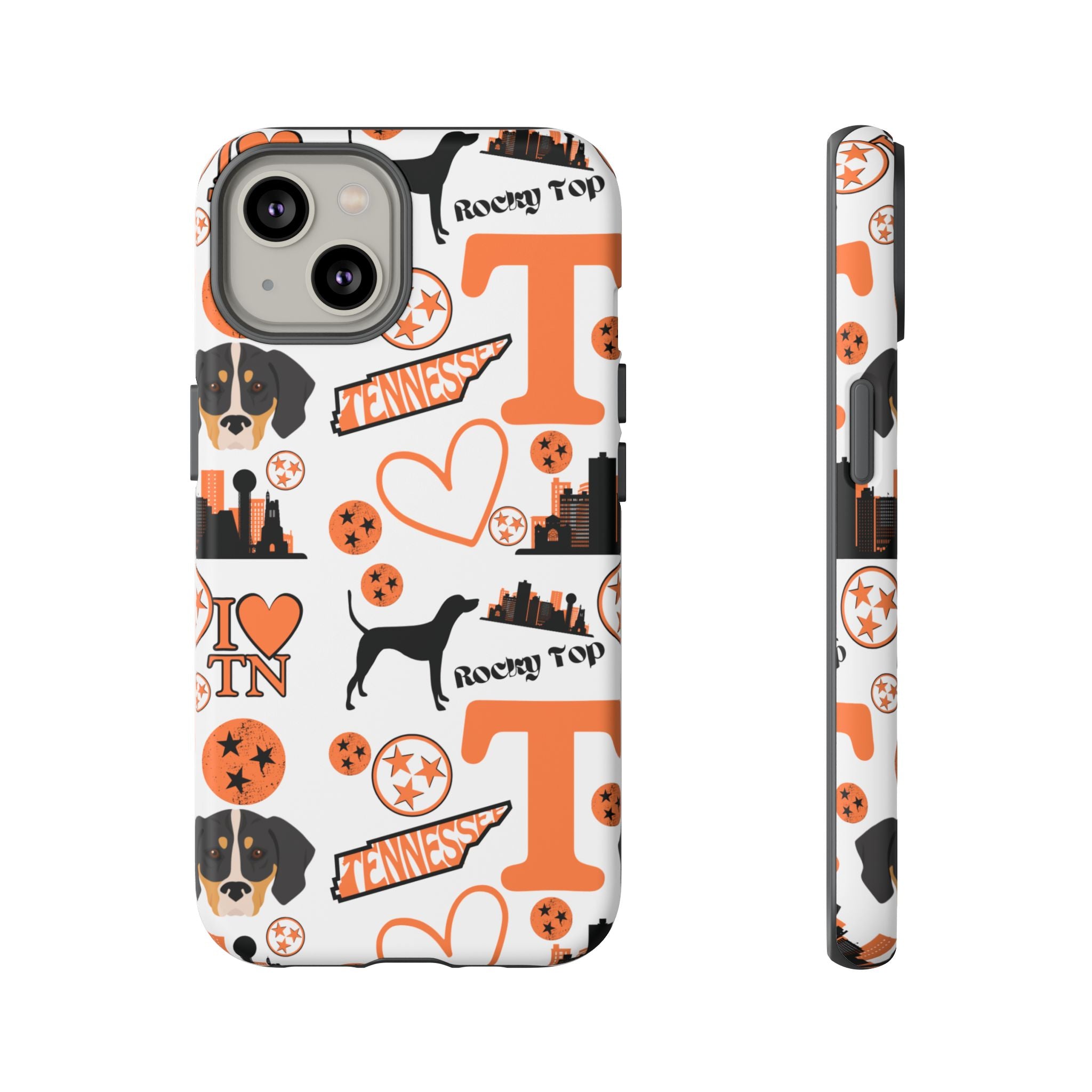 Tennessee Vols pattern Phone Case | Nashville skyline, Volunteers , orange and white