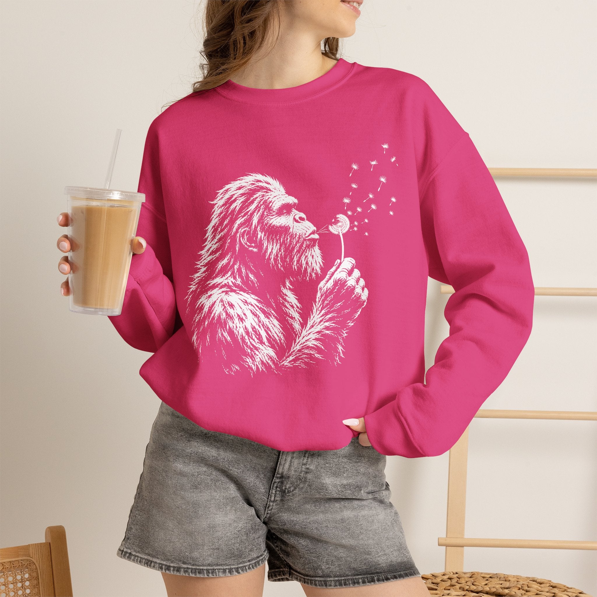 Bigfoot Dandelion Gildan Sweatshirt