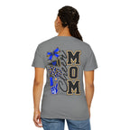 Cheer Mom T-Shirt — Cheerleading Mom Tee with Pom Poms & Megaphone Design