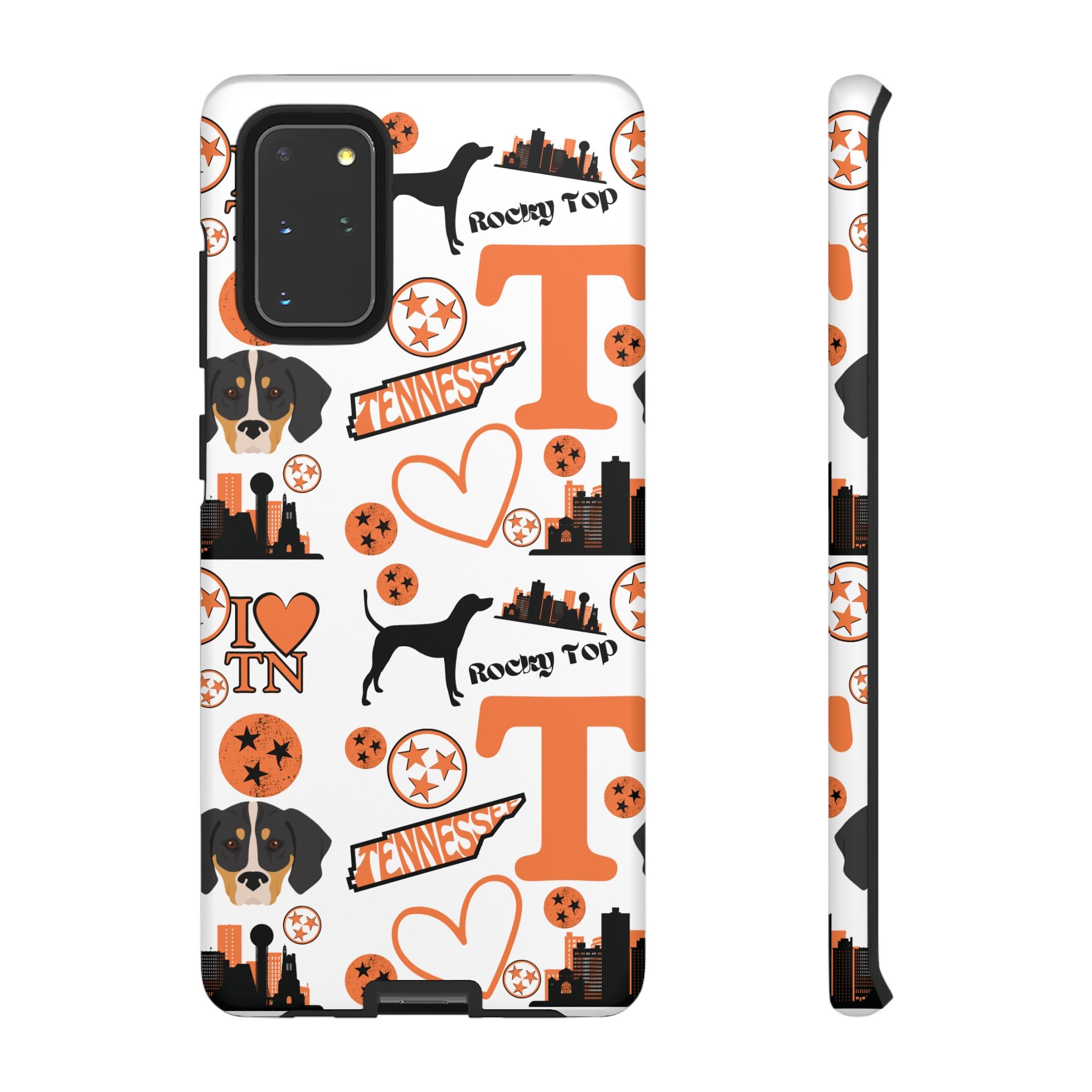 Tennessee Vols pattern Phone Case | Nashville skyline, Volunteers , orange and white