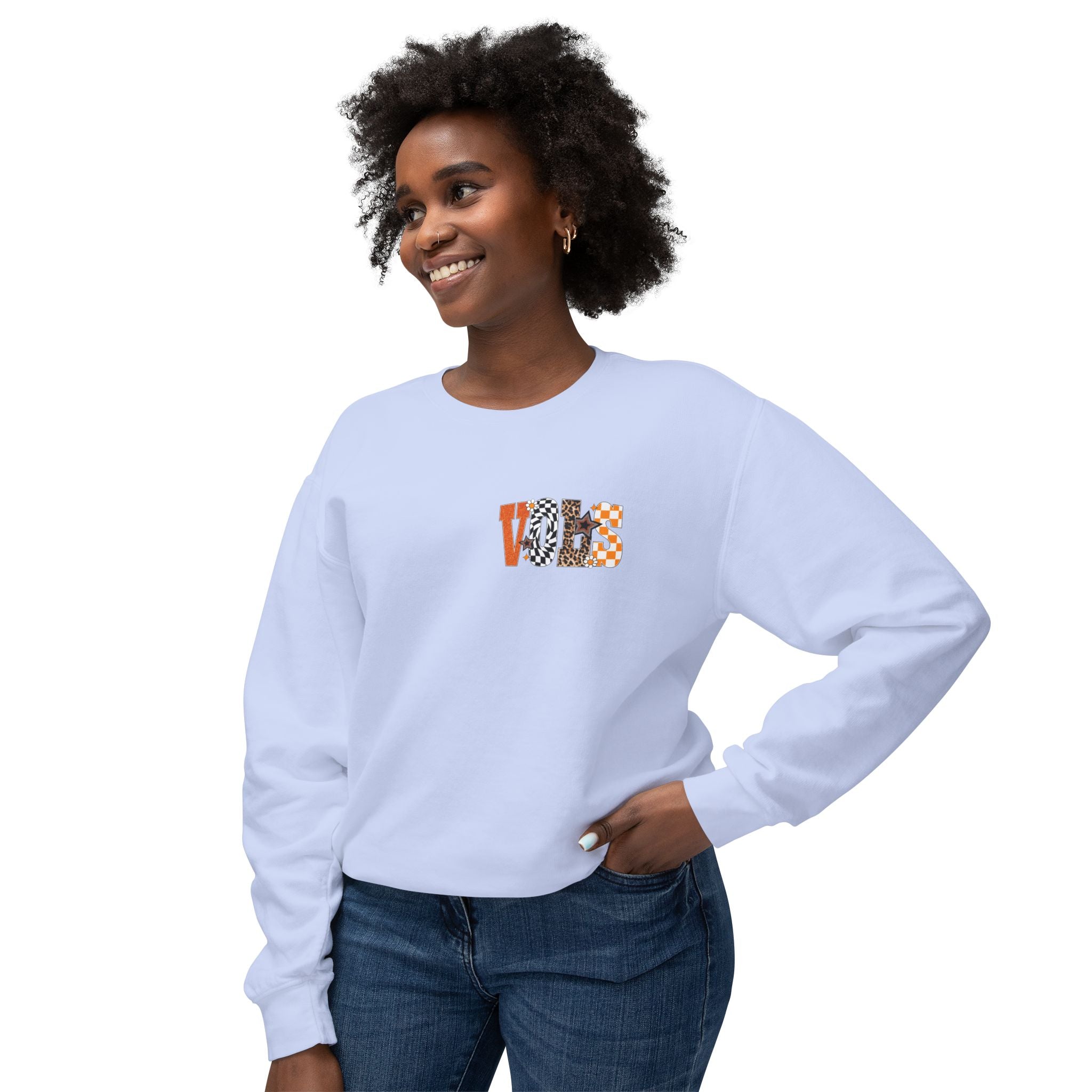 Tennessee Vols Volunteer on back side comfort colors sweatshirt for women