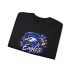 Eagles Football Crewneck Sweatshirt — Vintage Mascot Graphic
