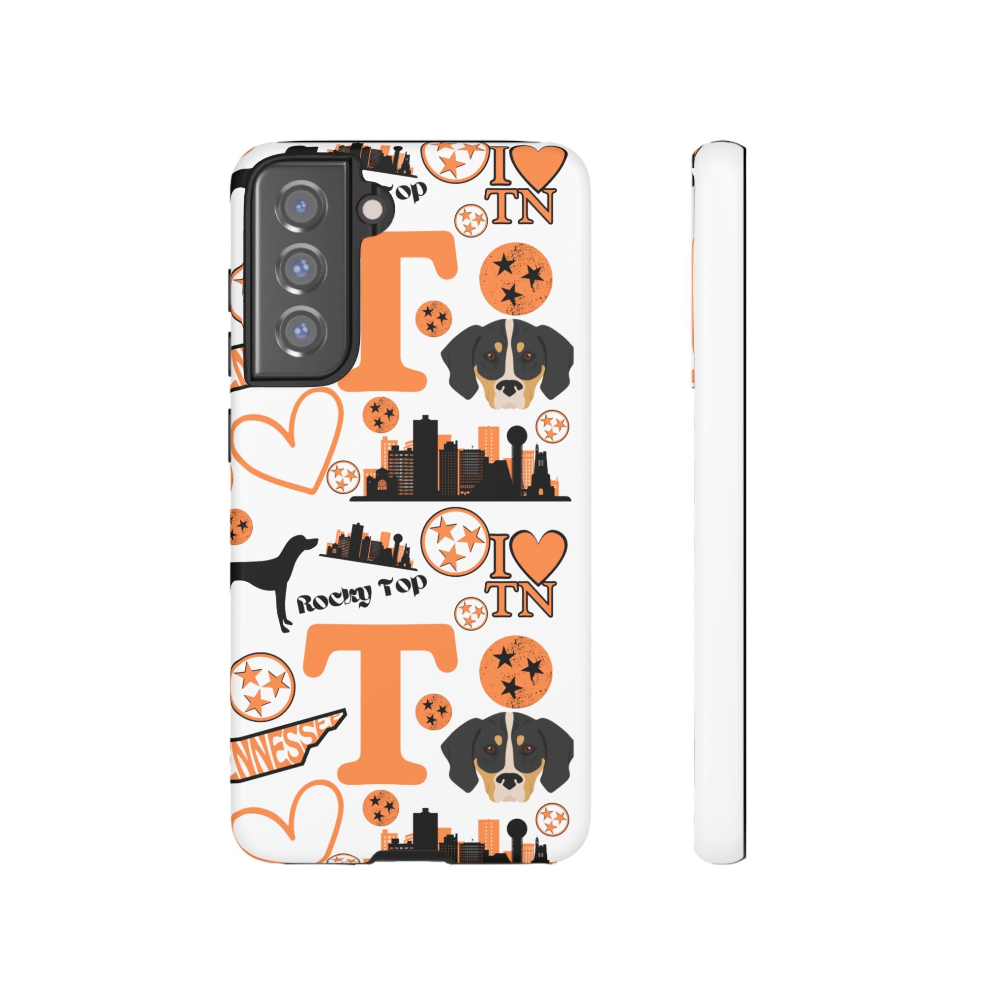 Tennessee Vols pattern Phone Case | Nashville skyline, Volunteers , orange and white