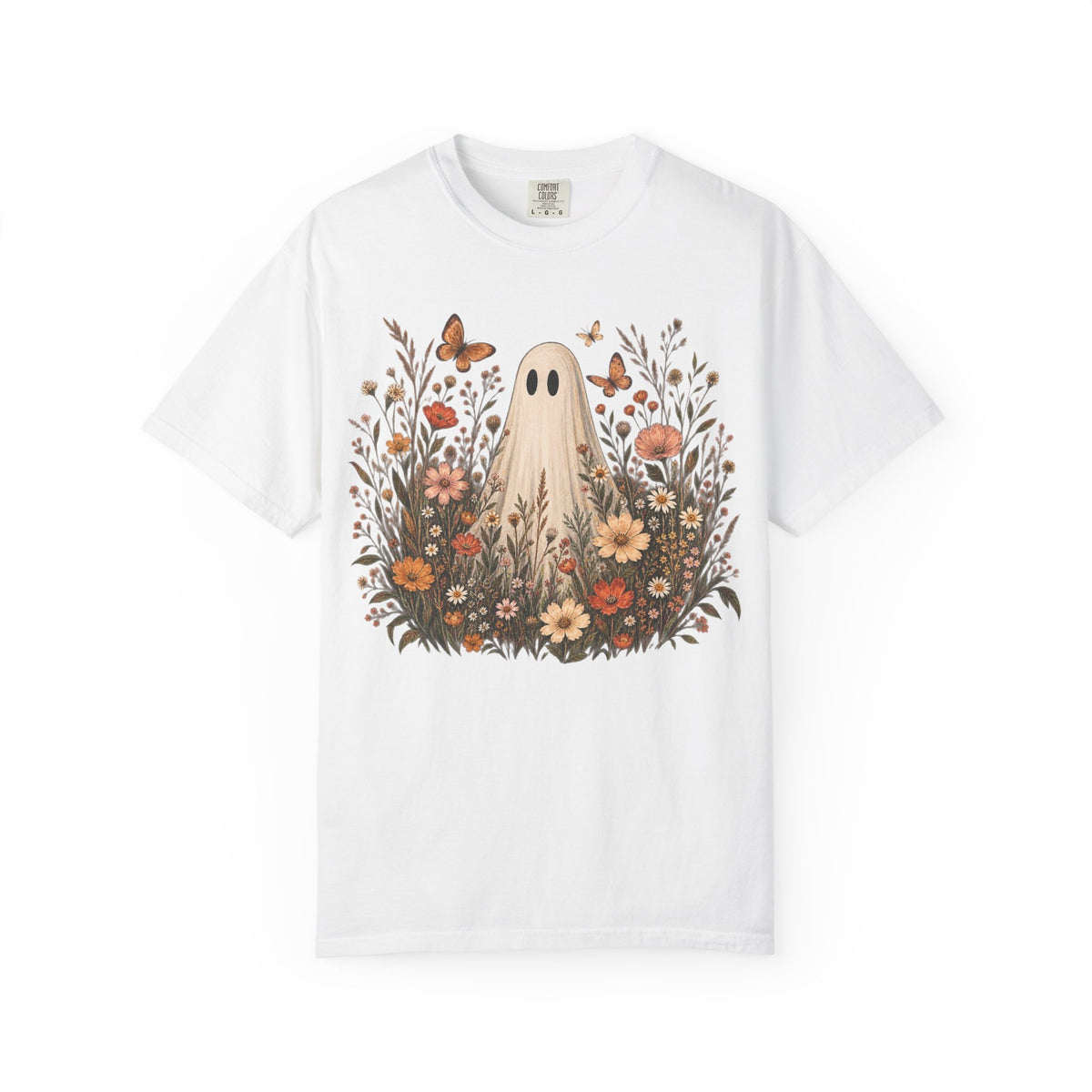 Ghost in wildflowers Comfort Colors Unisex Garment-Dyed T-shirt