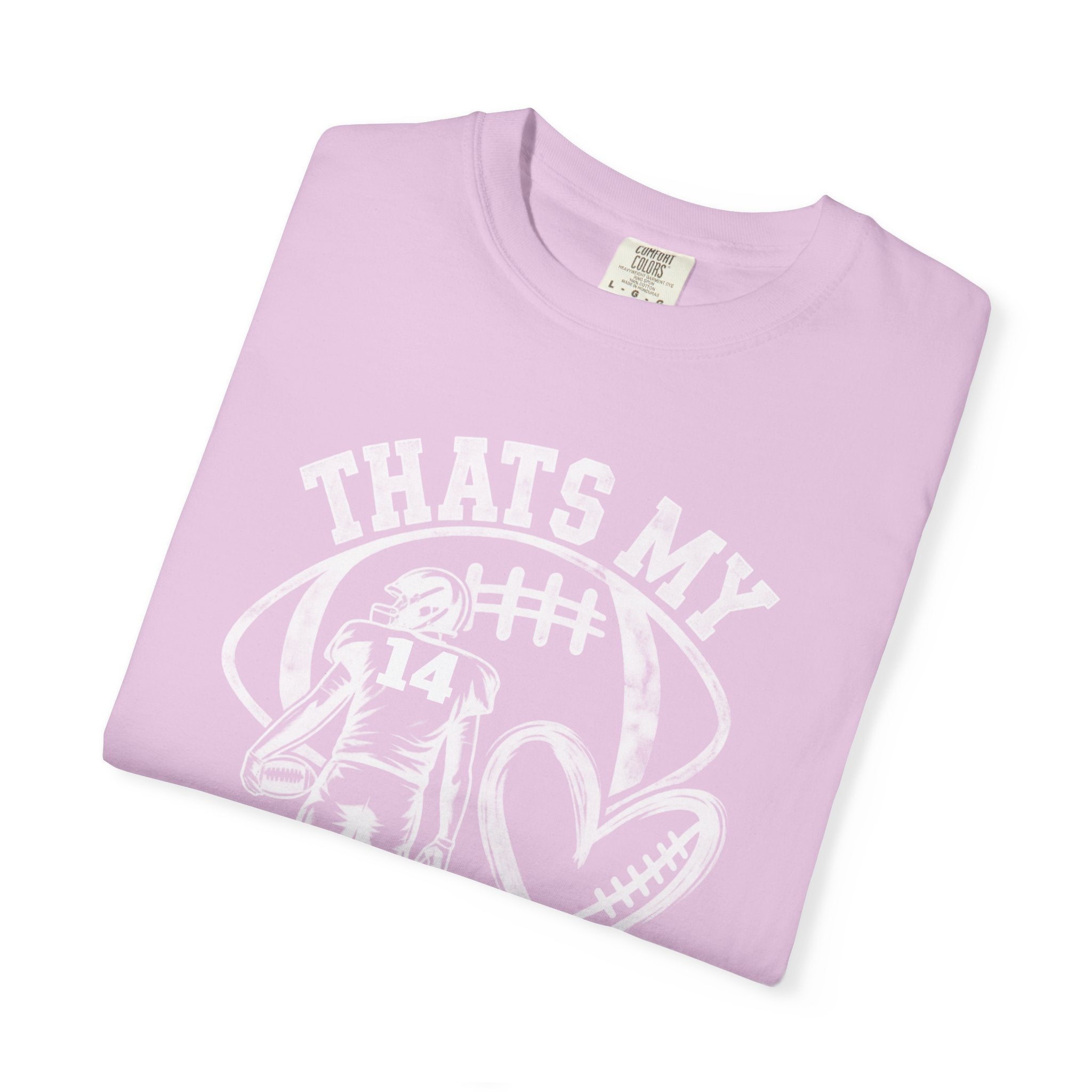 Football Mom/Dad T-Shirt - "That's My Heart on the Field" Youth Player Support Tee
