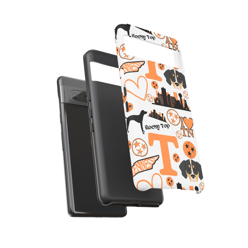 Tennessee Vols pattern Phone Case | Nashville skyline, Volunteers , orange and white