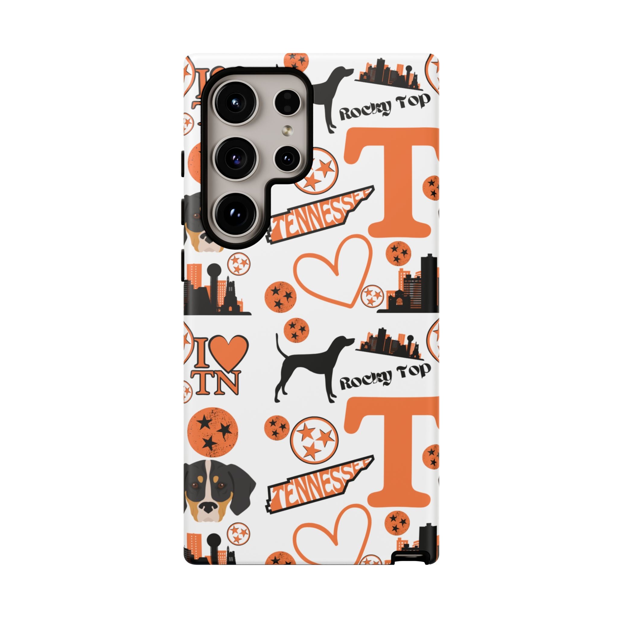 Tennessee Vols pattern Phone Case | Nashville skyline, Volunteers , orange and white