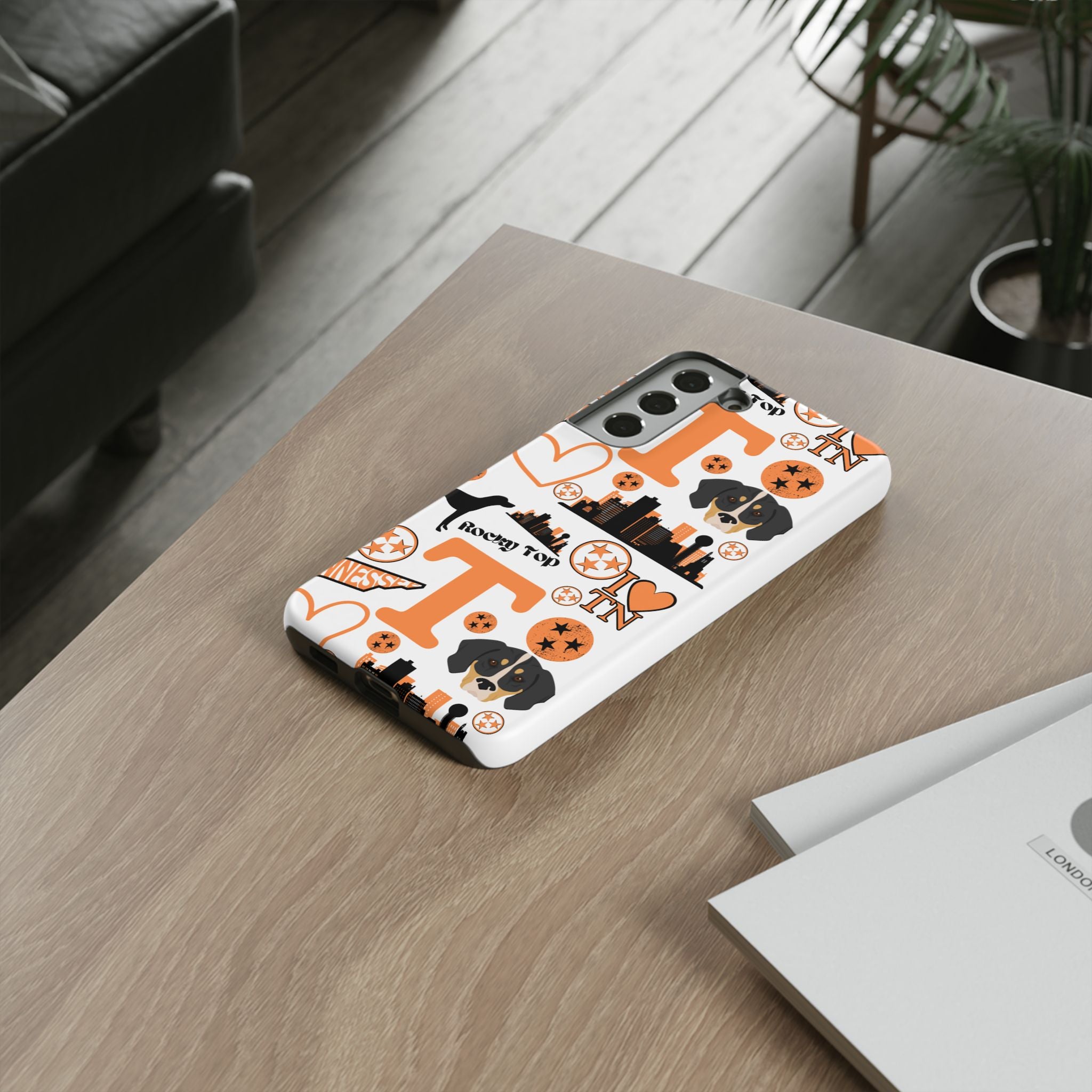 Tennessee Vols pattern Phone Case | Nashville skyline, Volunteers , orange and white