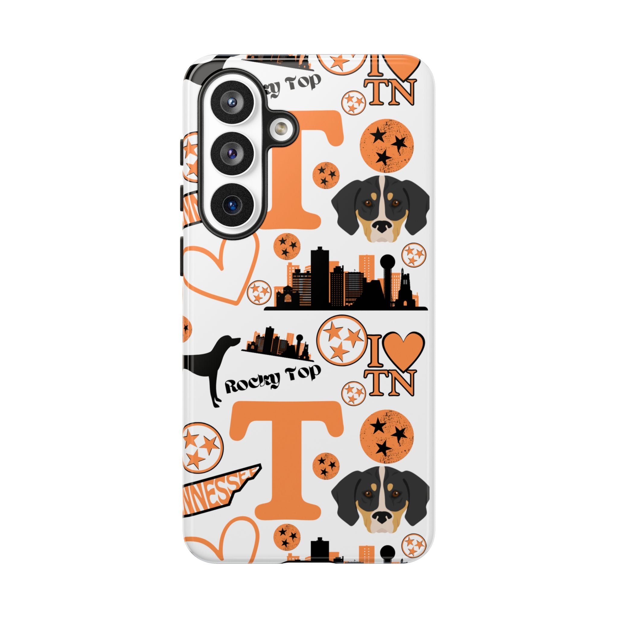 Tennessee Vols pattern Phone Case | Nashville skyline, Volunteers , orange and white