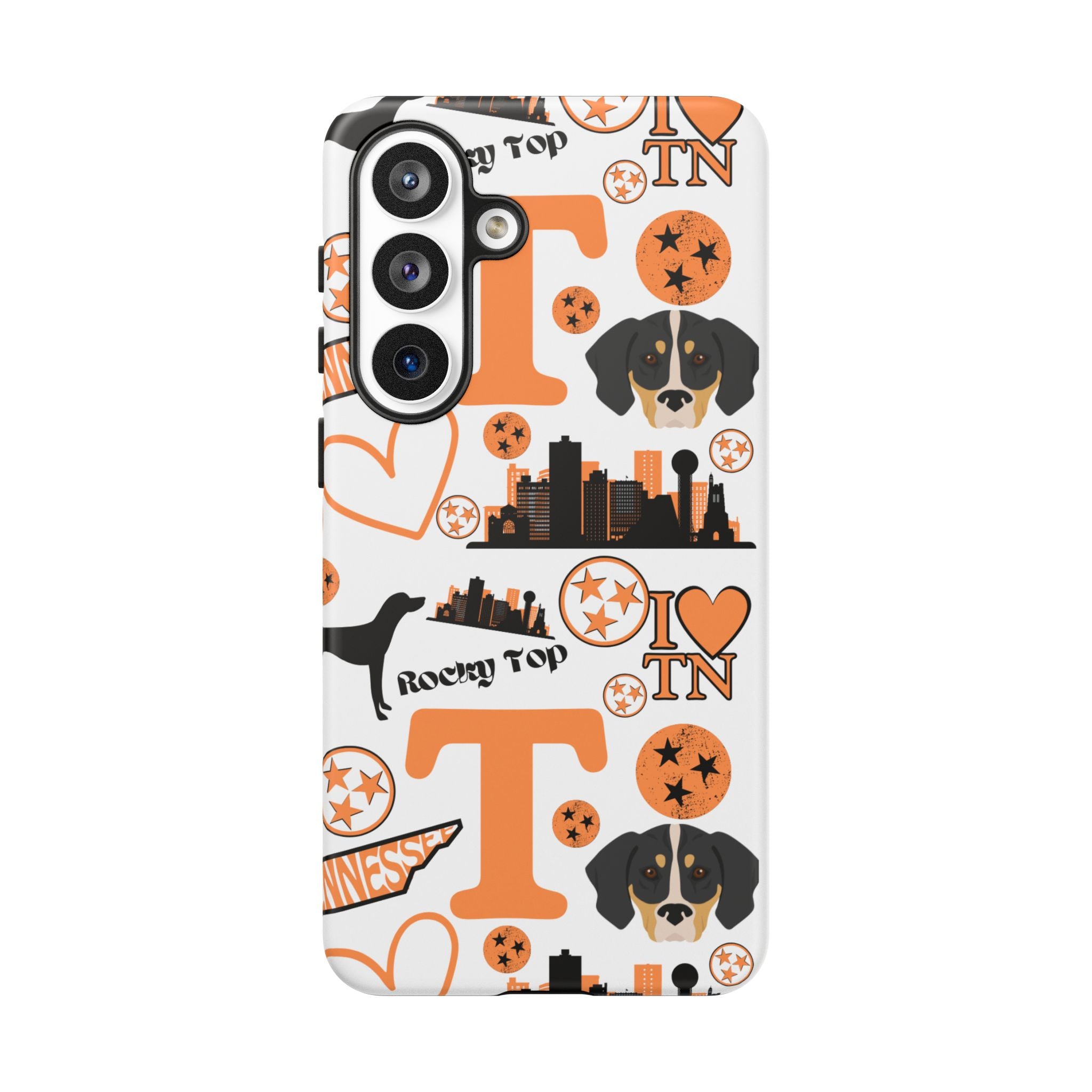 Tennessee Vols pattern Phone Case | Nashville skyline, Volunteers , orange and white
