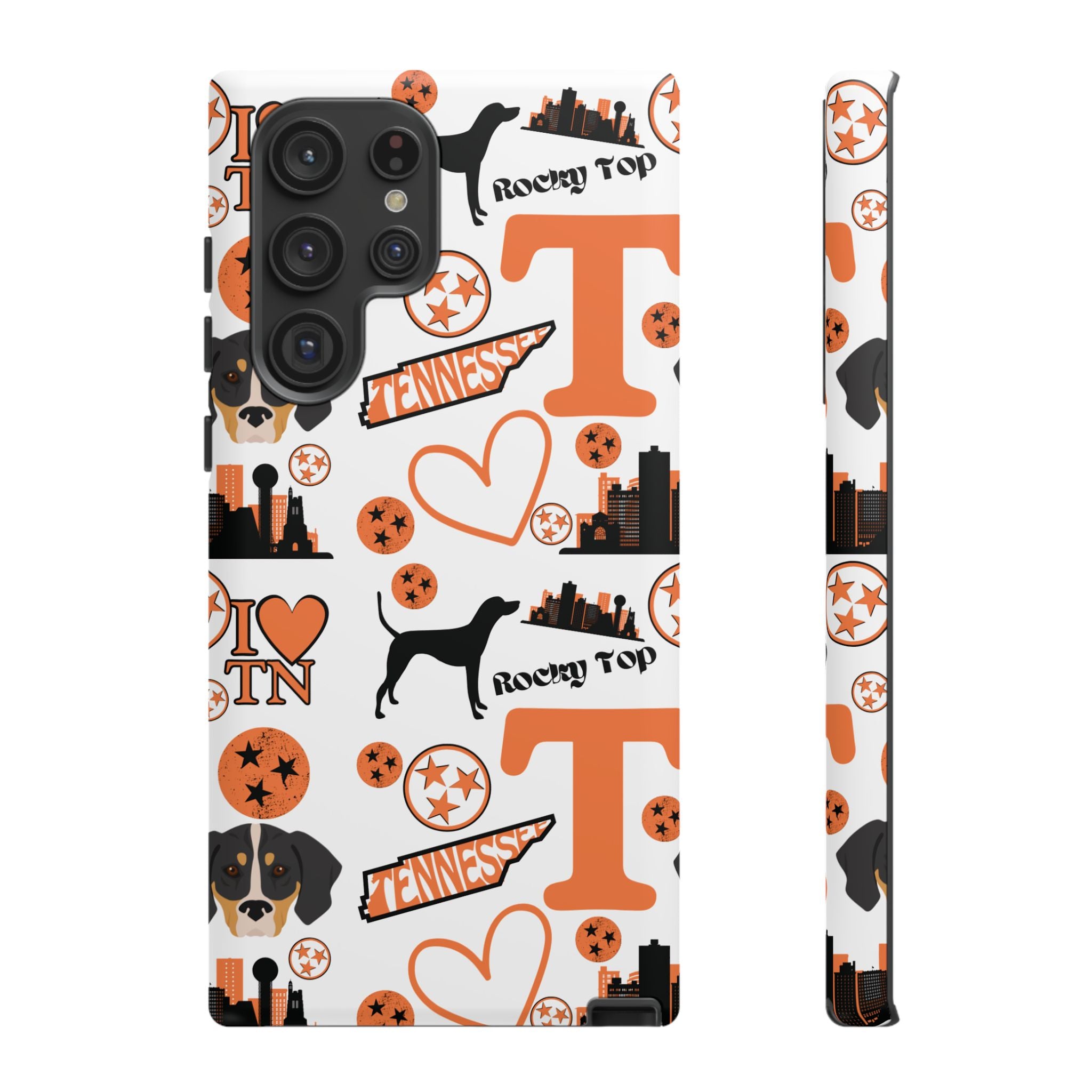 Tennessee Vols pattern Phone Case | Nashville skyline, Volunteers , orange and white